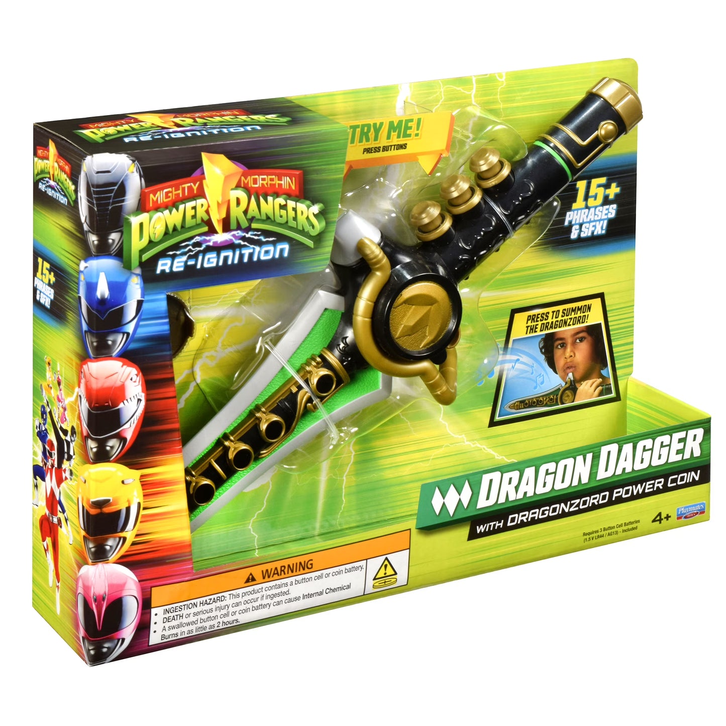 Mighty Morphin Power Rangers: Re-Ignition | Dragon Dagger | Role Play Toy