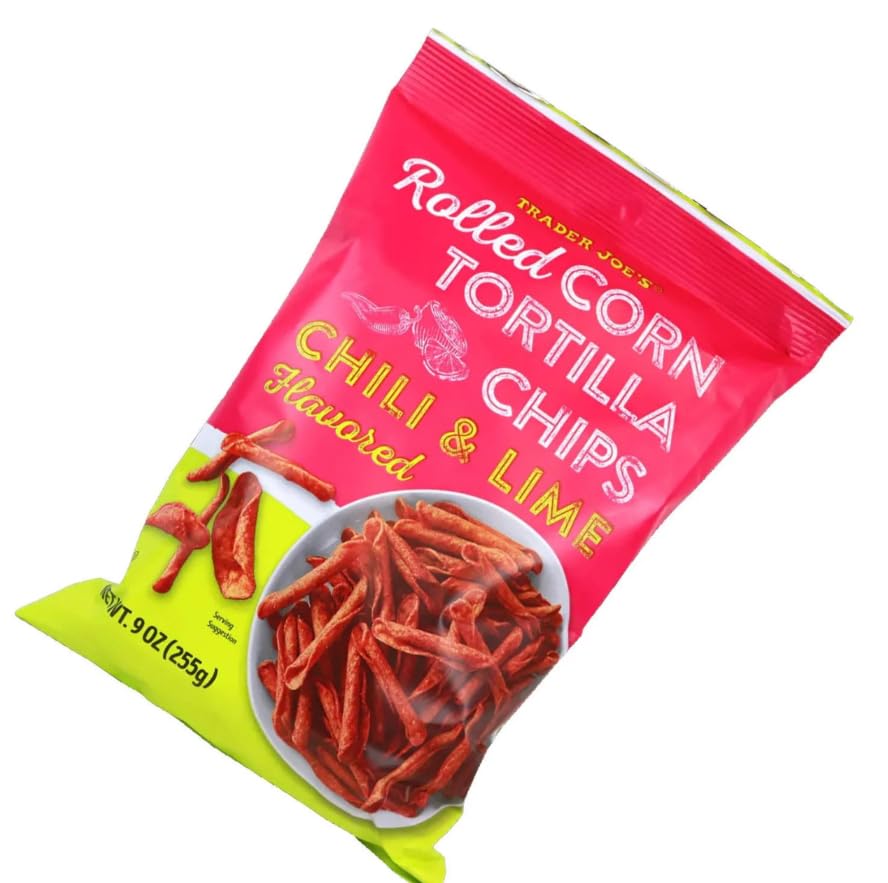 Trader Joe's | Chili & Lime Rolled Tortilla Chips | 2-Pack (18 oz)