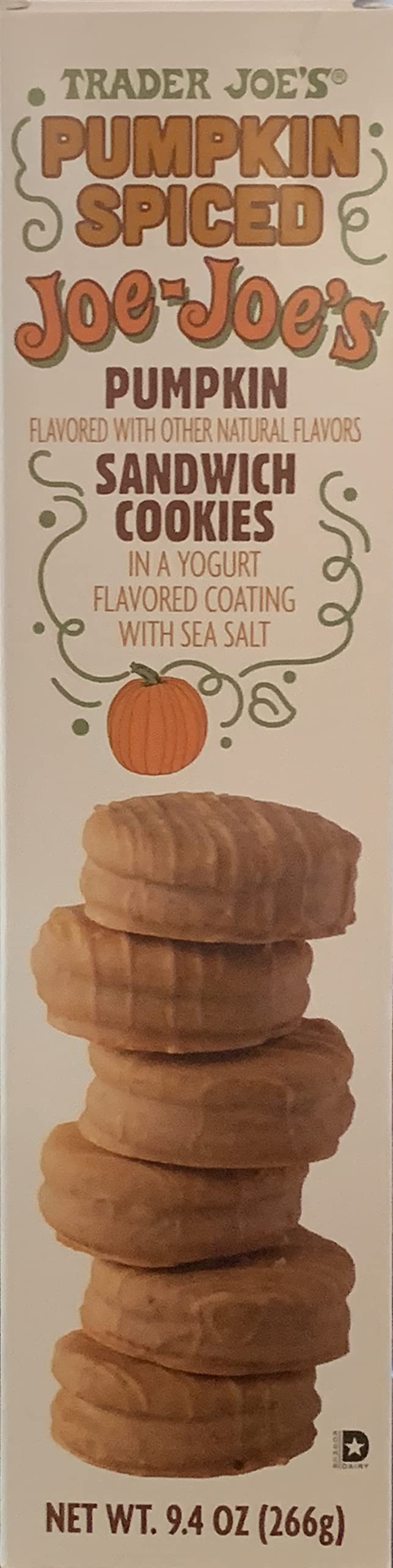 Trader Joe's | Pumpkin Spiced Joe-Joe's | Sandwich Cookies | Pack of 2