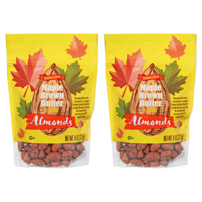 Trader Joe's | Maple Brown Butter Almonds | 8 oz | Pack of 2