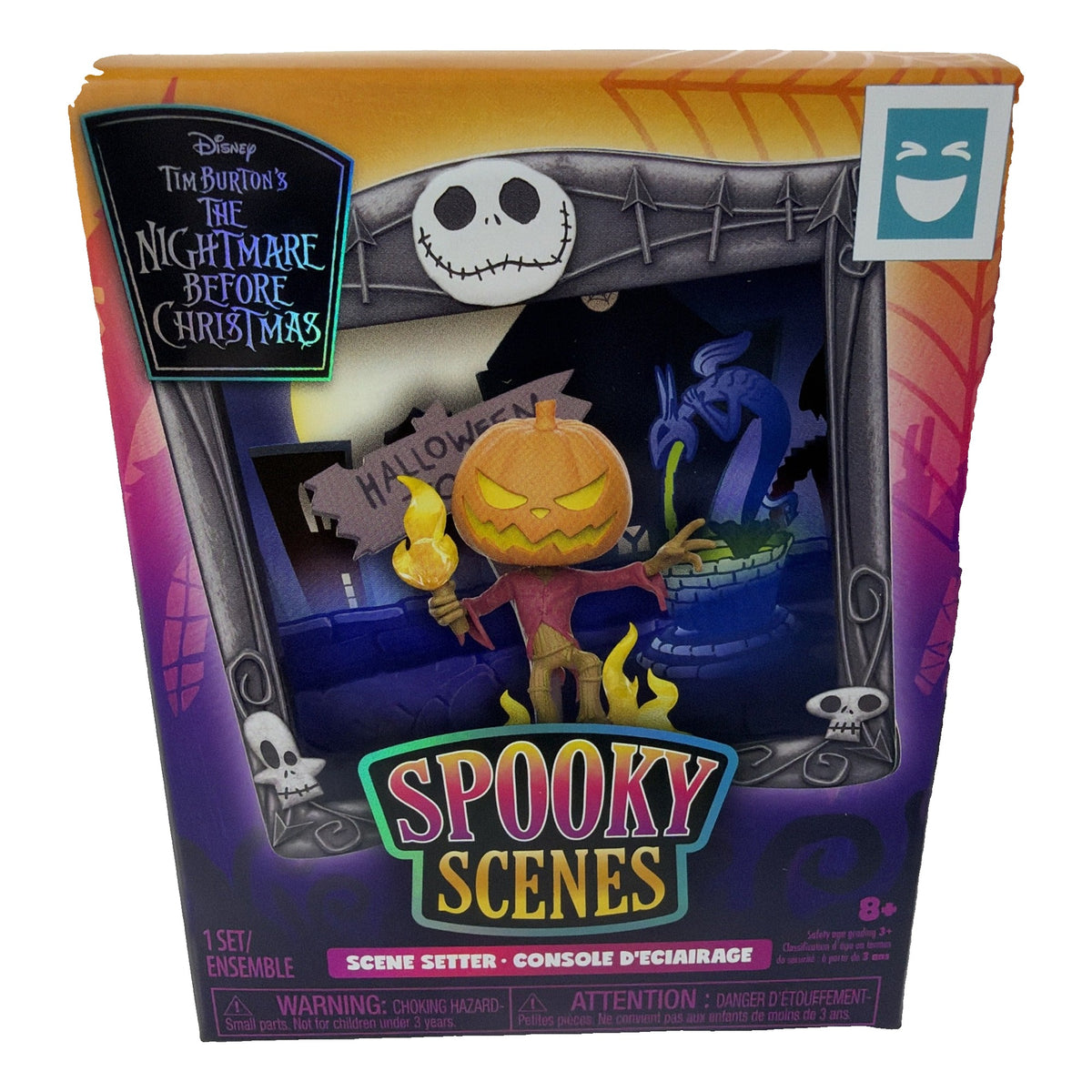 Nightmare Before Christmas Spooky Scenes Pumpkin King Jack front