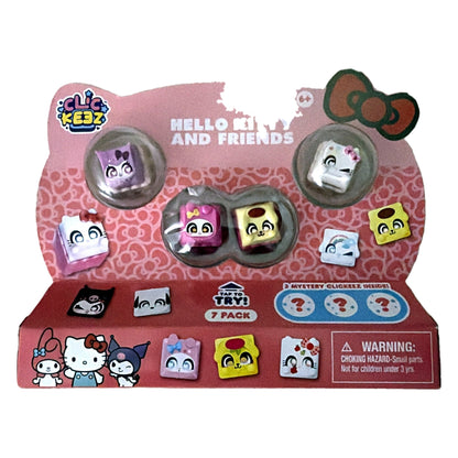 Clickeez Hello Kitty and Friends 7 Pack front