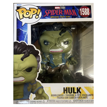 Funko Pop! Super | Marvel Spider-Man: Brand New Day | Hulk #1588 | 6" Bobblehead