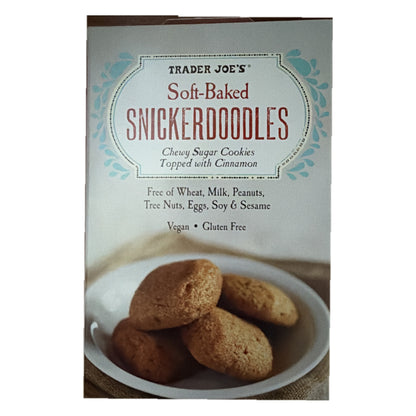 Trader Joe's Soft-Baked Snickerdoodles 6 oz box, front