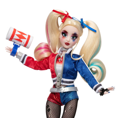 DC Harley Quinn Collector Fashion Doll with Doll Stand & Accessories