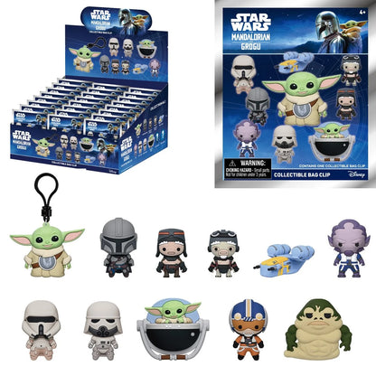 Star Wars | Mandalorian & Grogu 3D Foam Bag Clip | Series 1