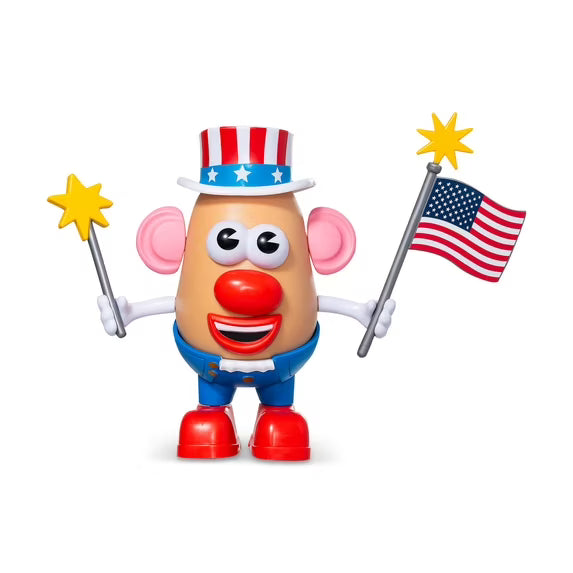 "Mr. Potato Head Uncle Yam | 250th Anniversary Walmart Exclusive | 14 Pieces"