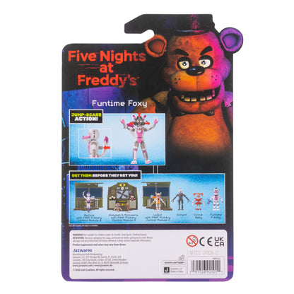 JAKKS Pacific | FNAF | Funtime Freddy | 5-Inch Articulated Figure | Glowing Eyes & Jumpscare