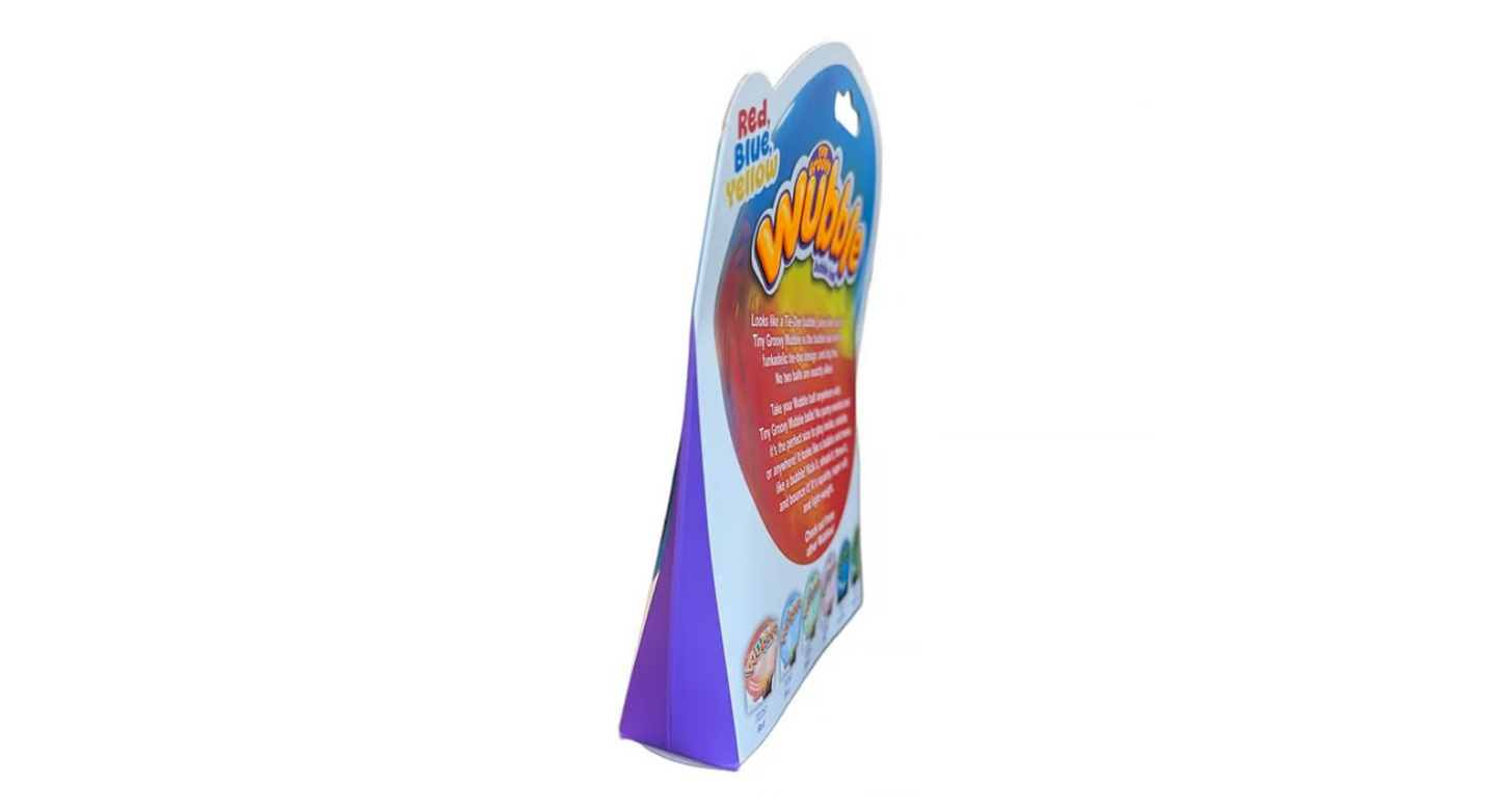 Tiny Wubble Bubble Ball – Groovy (Red, Blue & Yellow)