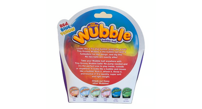 Tiny Wubble Bubble Ball – Groovy (Red, Blue & Yellow)