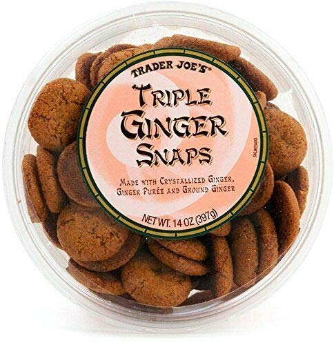Triple Ginger Snaps Cookies - 3 Pack (14 oz each) | Trader Joe's Premium Ginger Cookies