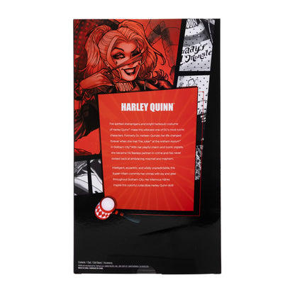 DC Harley Quinn Collector Fashion Doll with Doll Stand & Accessories