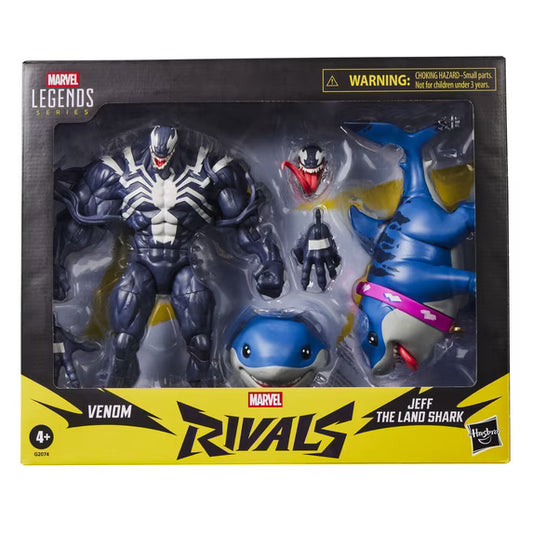 Hasbro | Marvel Legends | Marvel Rivals Venom & Jeff the Land Shark | 6" Action Figures