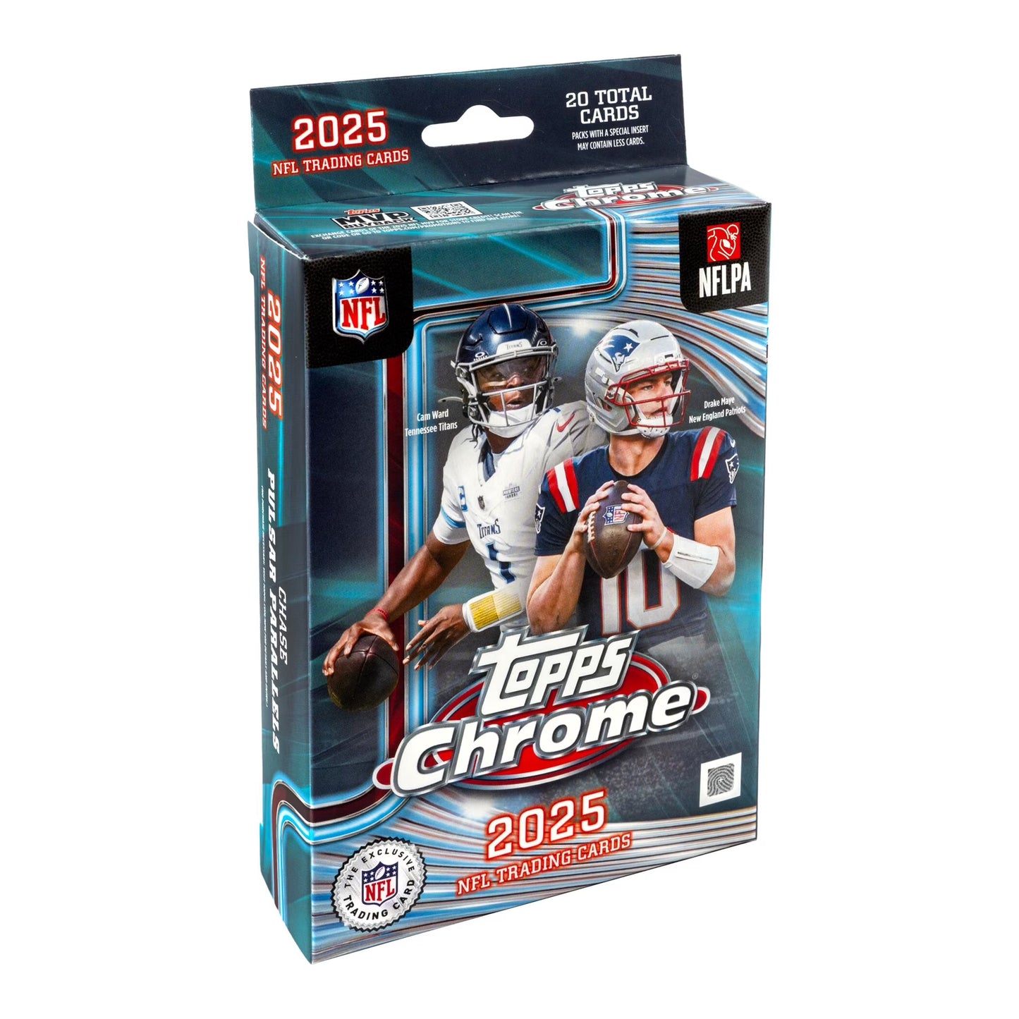 2025 Topps Chrome NFL Football Hanger Box