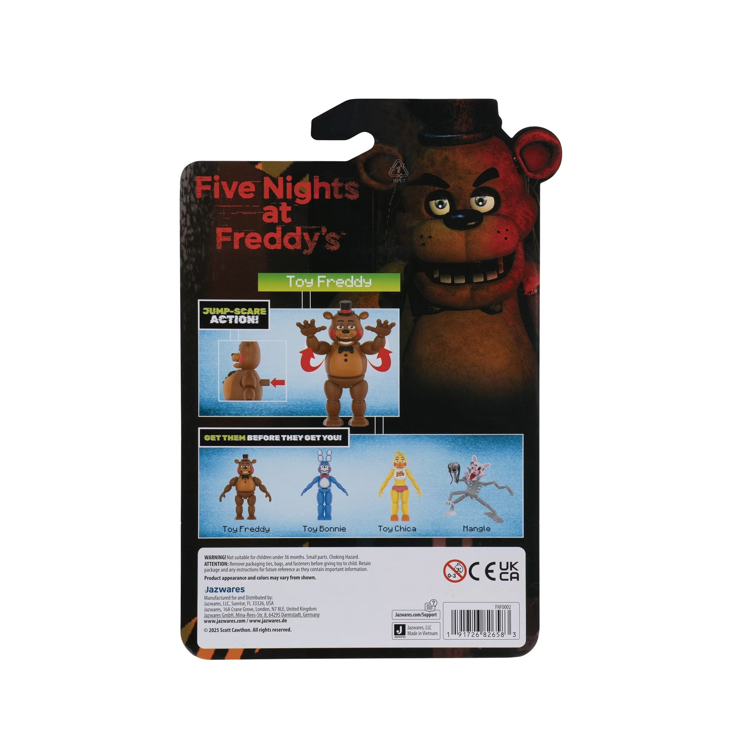 Five Nights at Freddy's | Toy Freddy | 5" Action Figure by Jazawares