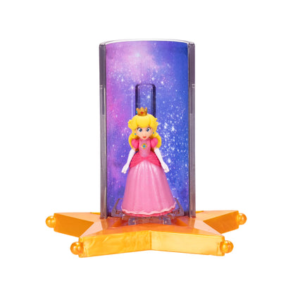Super Mario Galaxy Movie | 1.5" Figure with Star Launcher Accessory | Princess Peach