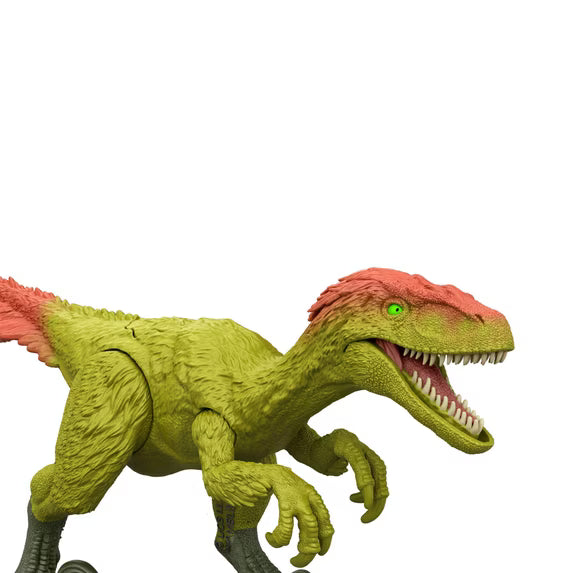 Mattel | Jurassic World Strike Attack | Dromaeosaurus | Claw Action & Digital Play