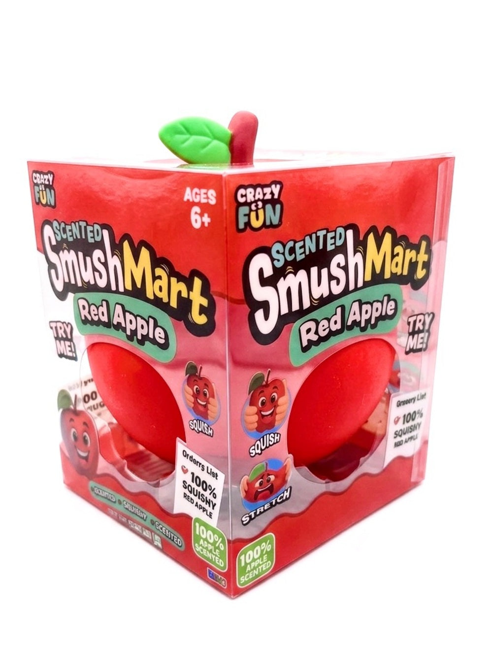 Crazy Fun | Smush Mart Red Apple Squishy | Slow Rise Fidget