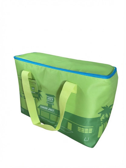 Trader Joe's | Large Insulated Tote | 8-Gallon Lime Green