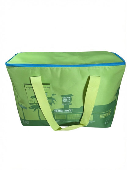 Trader Joe's | Large Insulated Tote | 8-Gallon Lime Green
