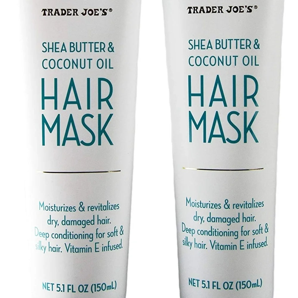Trader Joe's | Shea Butter & Coconut Oil | Deep Conditioning Hair Mask | 2 Pack