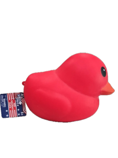 Sunny Days | Patriotic Red Squishy Duck