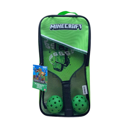 Minecraft | Pickleball Paddle & Ball Set | Vibrant Green