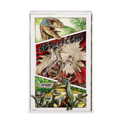 Hammond Collection | Velociraptor 25th Anniv Comic-Style | Jurassic World Dinosaur Figure | Mattel | Coming Soon
