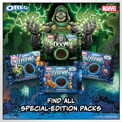 Marvel | Oreo Stuf of Doom | Special Edition Chocolate Sandwich Cookies