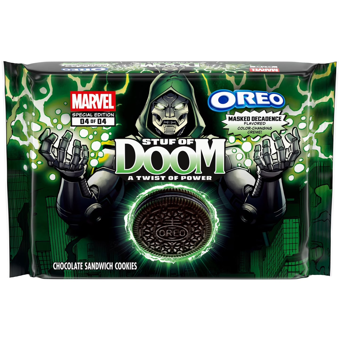 Marvel | Oreo Stuf of Doom | Special Edition Chocolate Sandwich Cookies