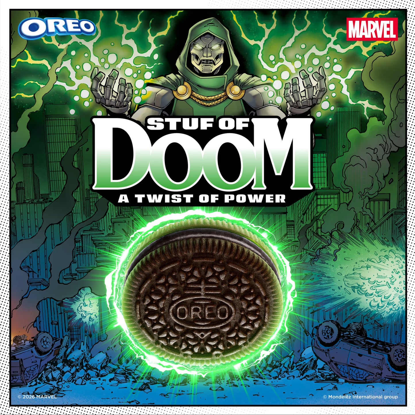 Marvel | Oreo Stuf of Doom | Special Edition Chocolate Sandwich Cookies