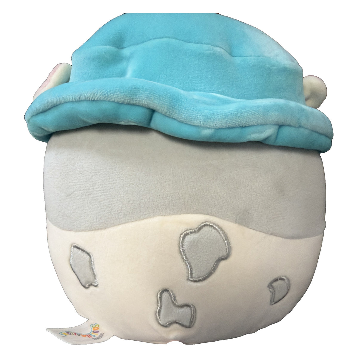 Squishmallows | Rusty the Gray Mouse with Teal Bucket Hat | 8" | Hot Topic Exclusive