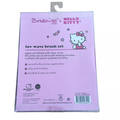 The Crème Shop - Hello Kitty Limited Edition Wave Makeup Brush Set Of 5