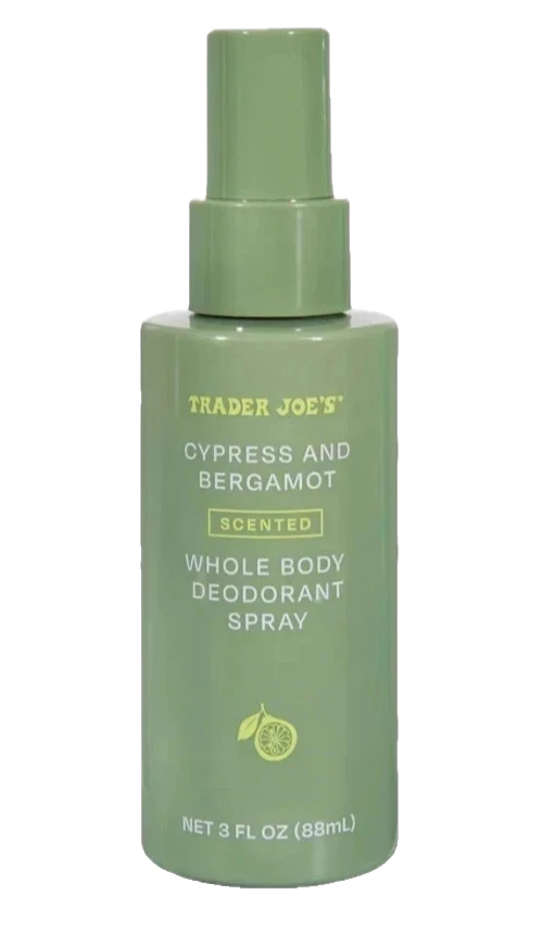 Trader Joe's | Cypress & Bergamot | Whole Body Deodorant Spray