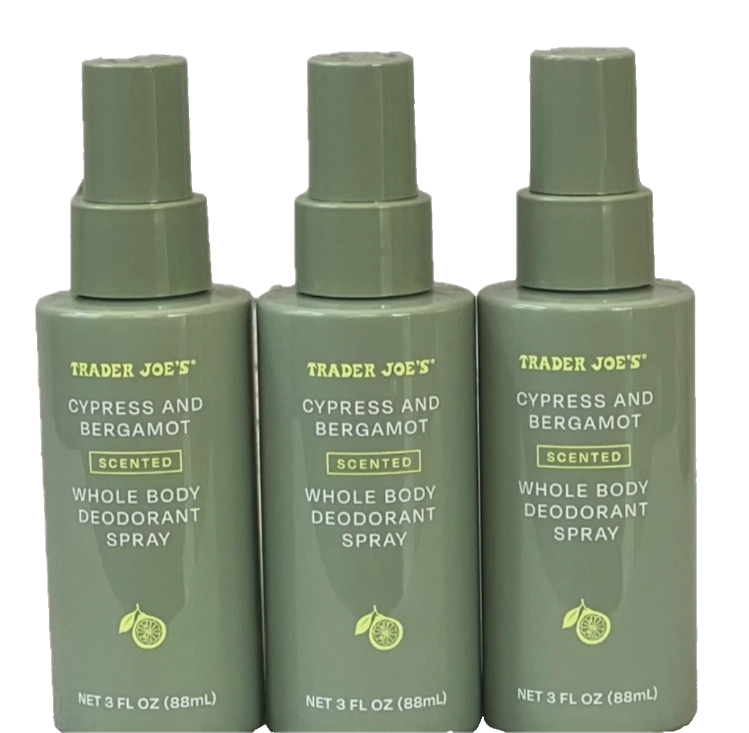 Trader Joe's | Cypress & Bergamot | Whole Body Deodorant Spray