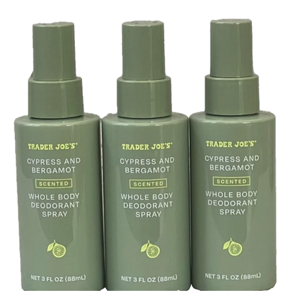 Trader Joe's | Cypress & Bergamot | Whole Body Deodorant Spray