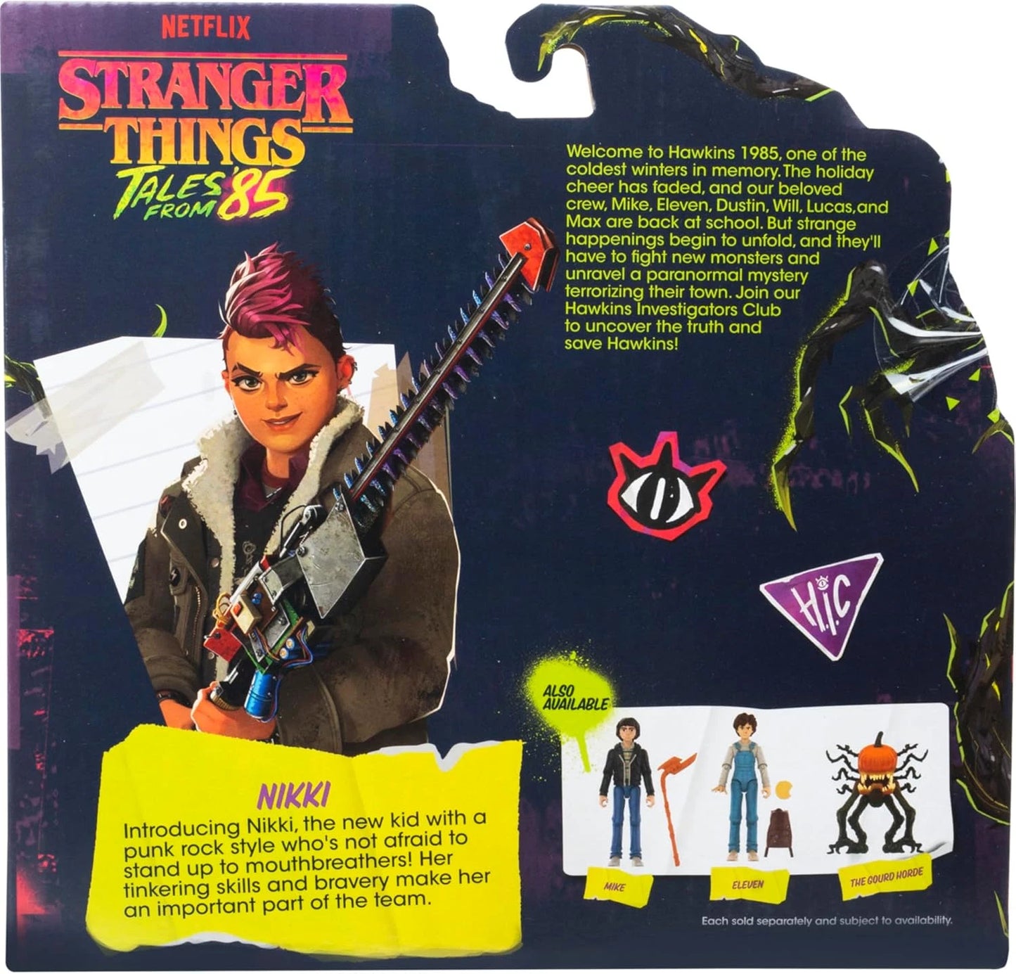 Stranger Things Tales from '85 Nikki Baxter Action Figure [Blacklight Flashlight]