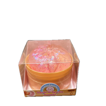 Super Squishy! Mini Squish N' Sparkle Dumpling | Pink Sparkle