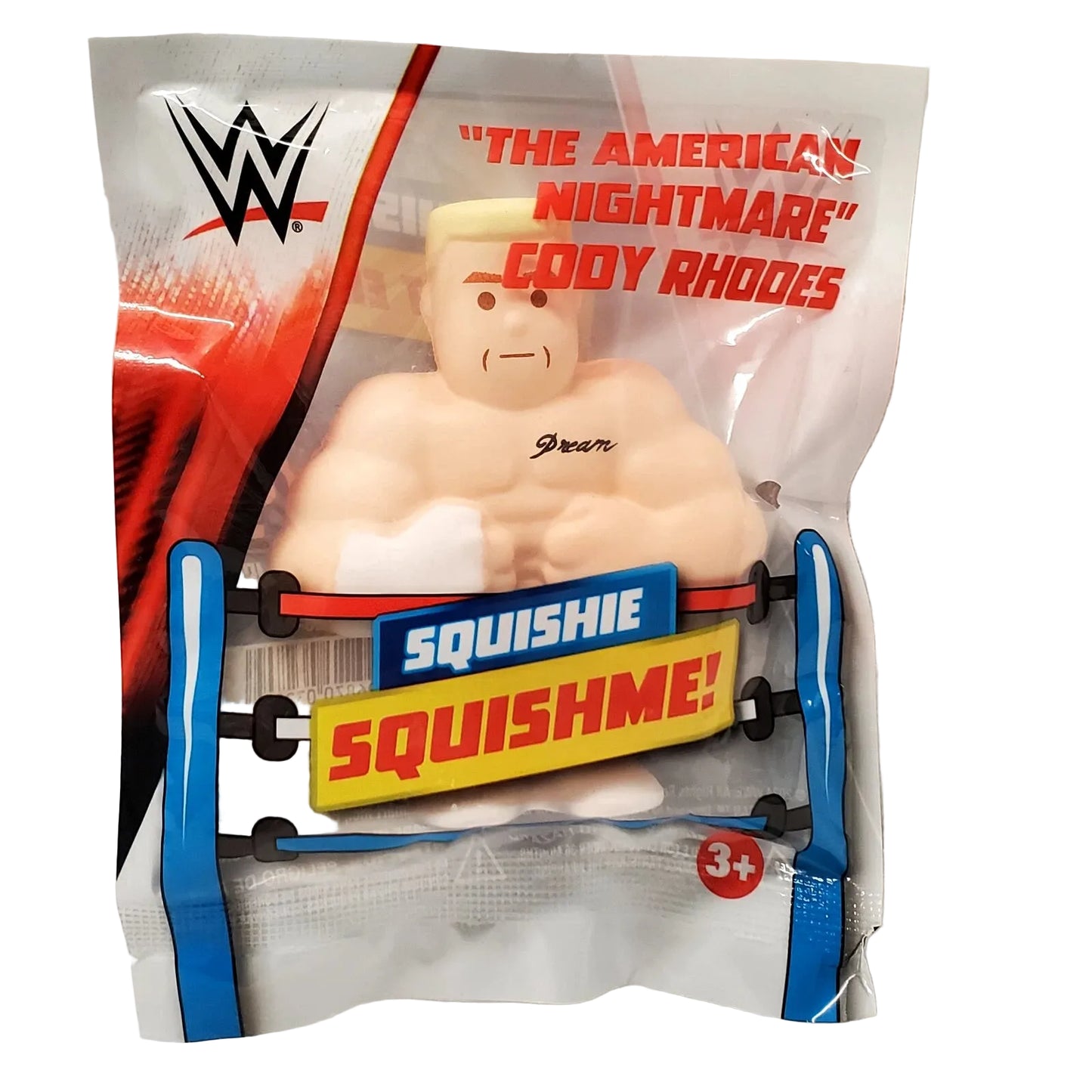 WWE SquishMe Squishy Figures 4-Pack Set | Cody Rhodes, John Cena, Roman Reigns & Hulk Hogan
