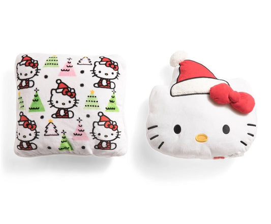 HELLO KITTY - Christmas Pillows 18"in Square & Head Shaped Pillow