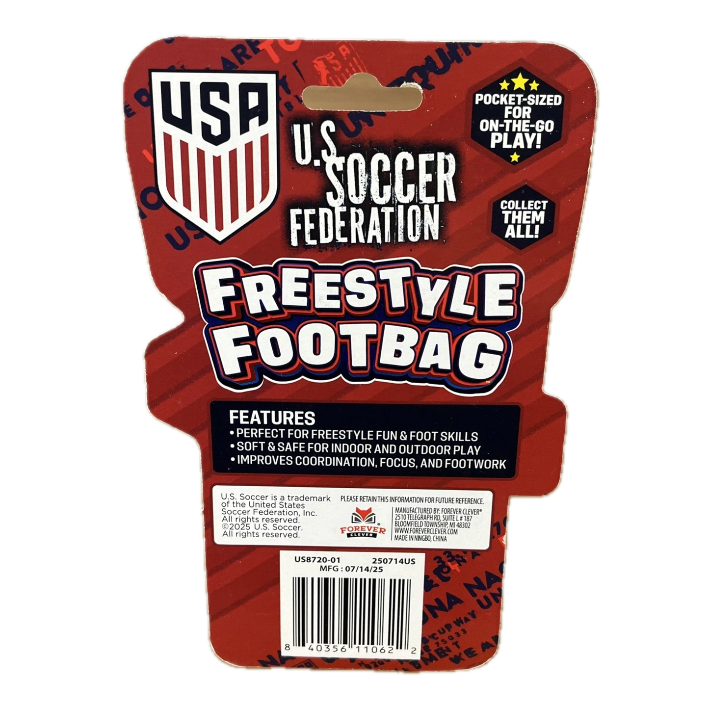 Hacky Sack Freestyle Footbag | Classic Outdoor Footbag | Random Style
