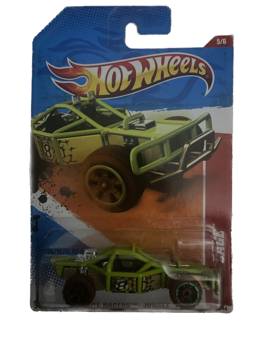 2010 Hot Wheels- Thrill Racers - Jungle '11 - Roll Cage - 1:64 Scale Diecast