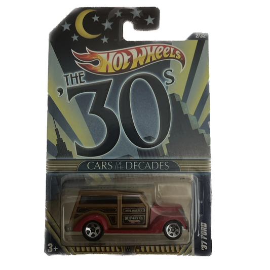 2011 Hot Wheels '37 Ford 2/32 -  Cars of the Decades A