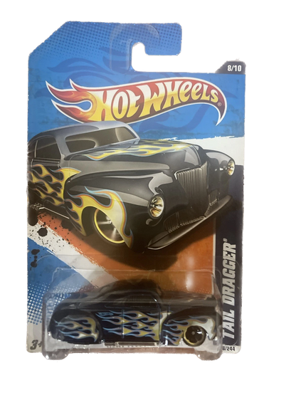 2011 Hotwheels Trail Dragged Purple Hear Fleet