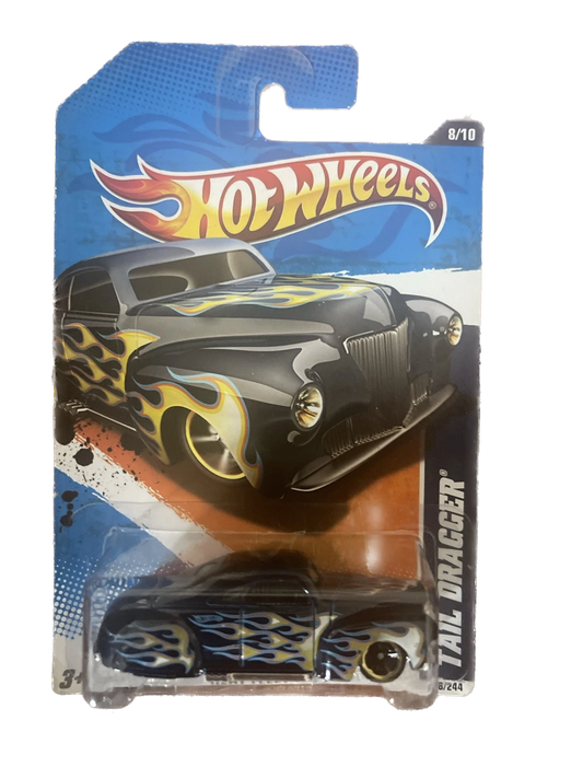2011 Hotwheels Trail Dragged Purple Hear Fleet