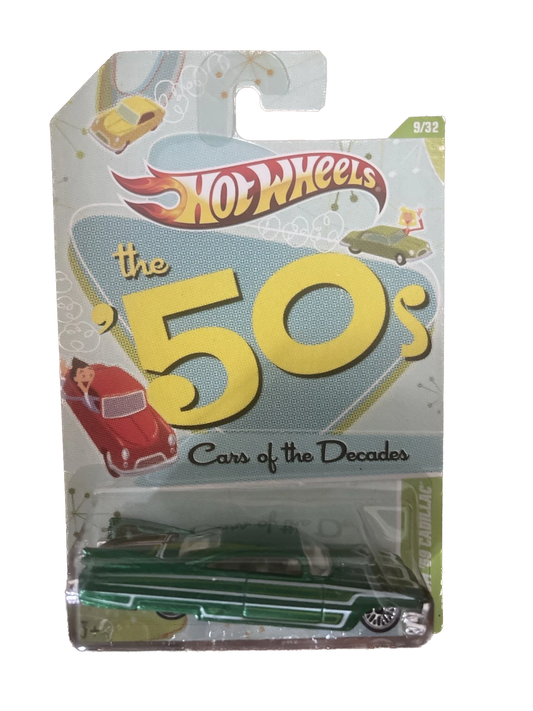 2011 Hot Wheels - Cars of the Decades 50s Green Custom 59 Cadillac