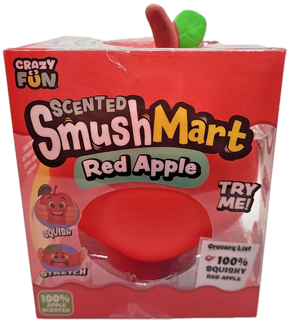 Crazy Fun | Smush Mart Red Apple Squishy | Slow Rise Fidget