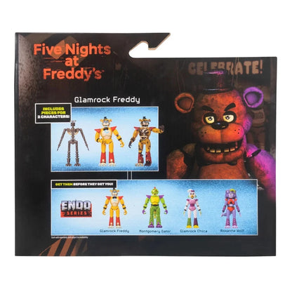 Jazwares | FNAF | Endo-Serie |Glamrock Freddy & Shattered Glamrock Freddy