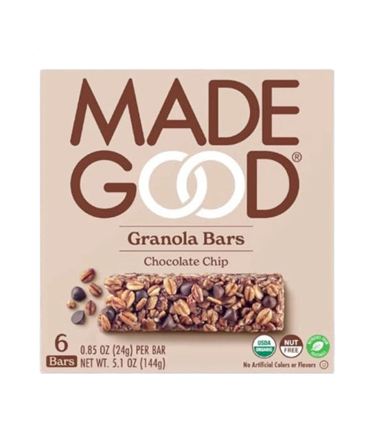 Made Good Granola Bars - Chocolate Chip - 6 Pack ( 5.1 oz )