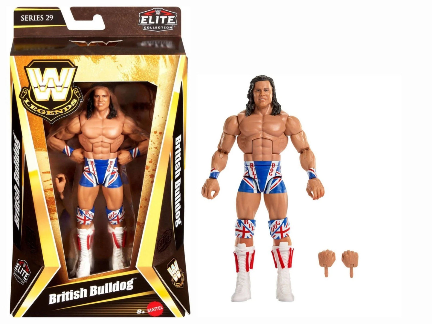 WWE Wrestling Legends Series 29 | British Bulldog | Action Figure